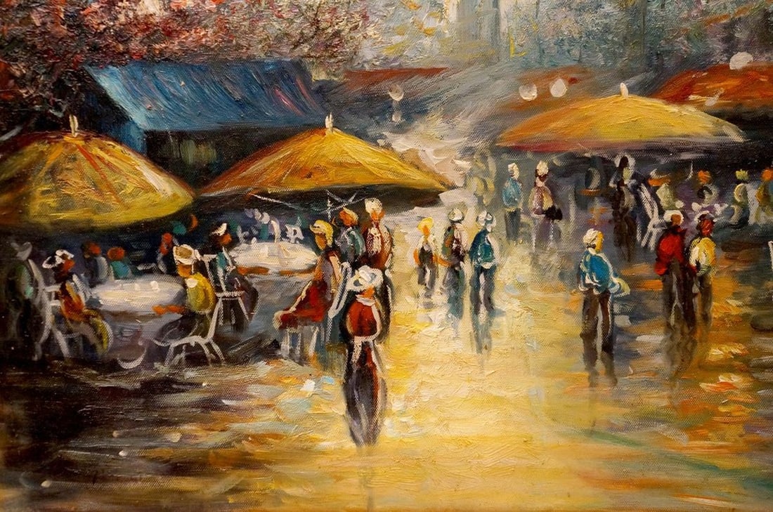 People have a rest in restaurants - 2