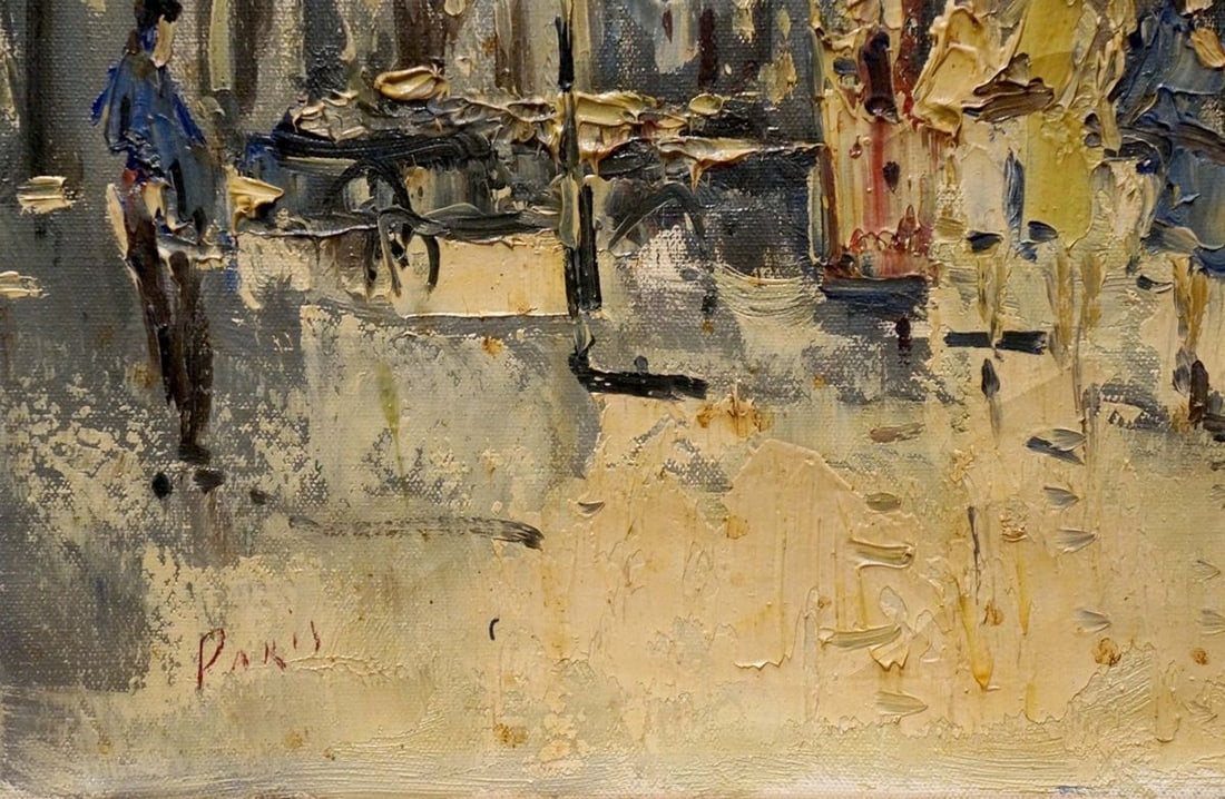 Oil painting On the streets of the city Jan Kelderman - 2