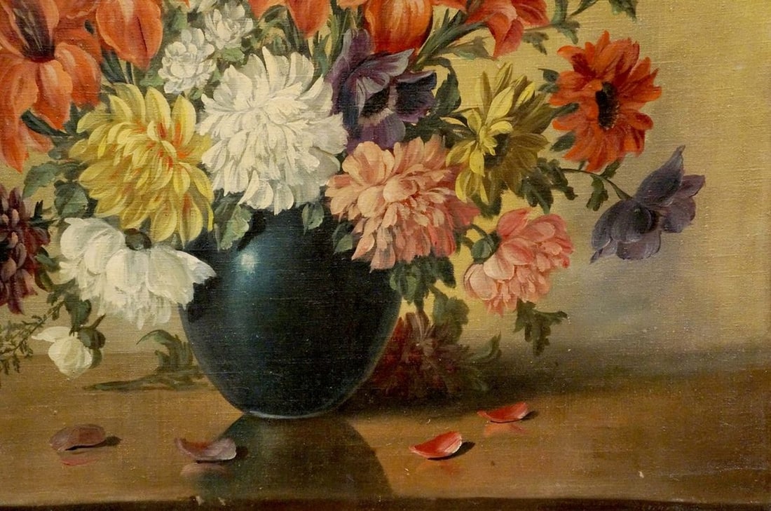 Oil painting Flowers - 5