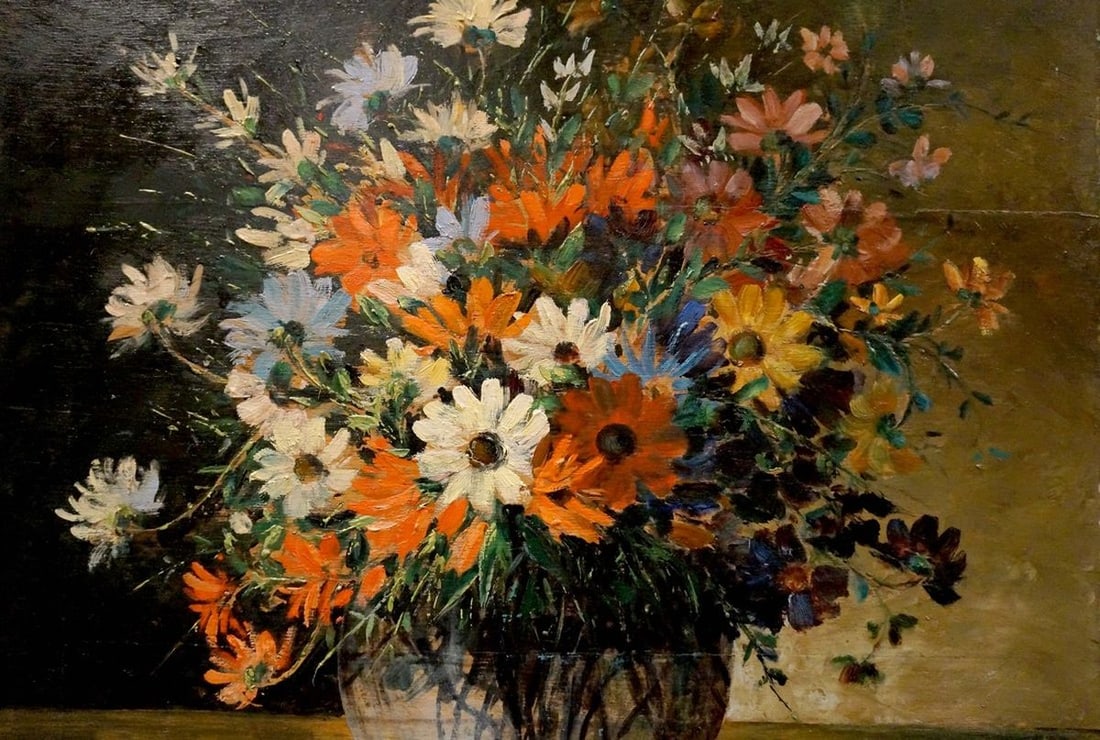 Oil painting Flowers - 3