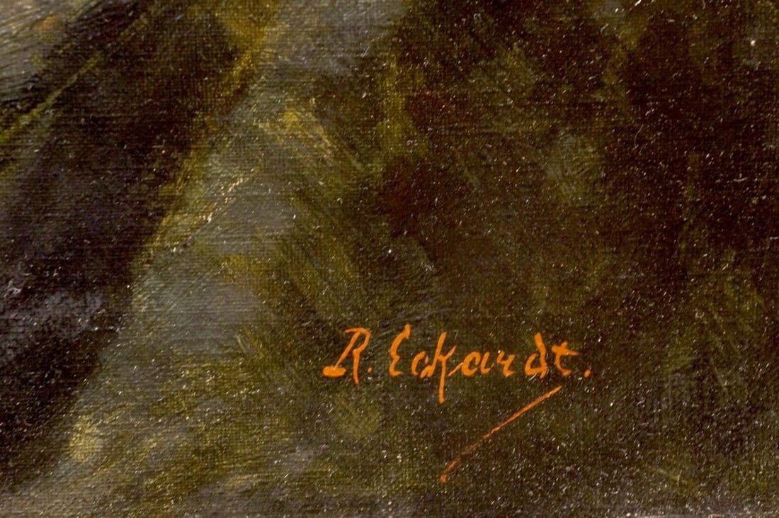 Oil painting Cherry on the table R. Eckart - 6