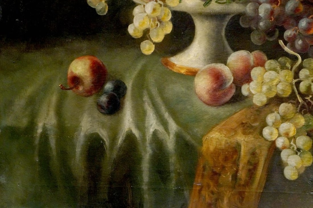Oil painting Sweets on the table Emil Adam - 2
