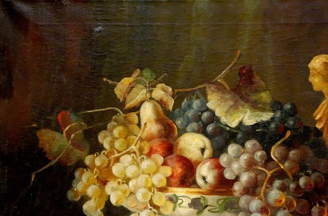 Oil painting Sweets on the table Emil Adam - 3