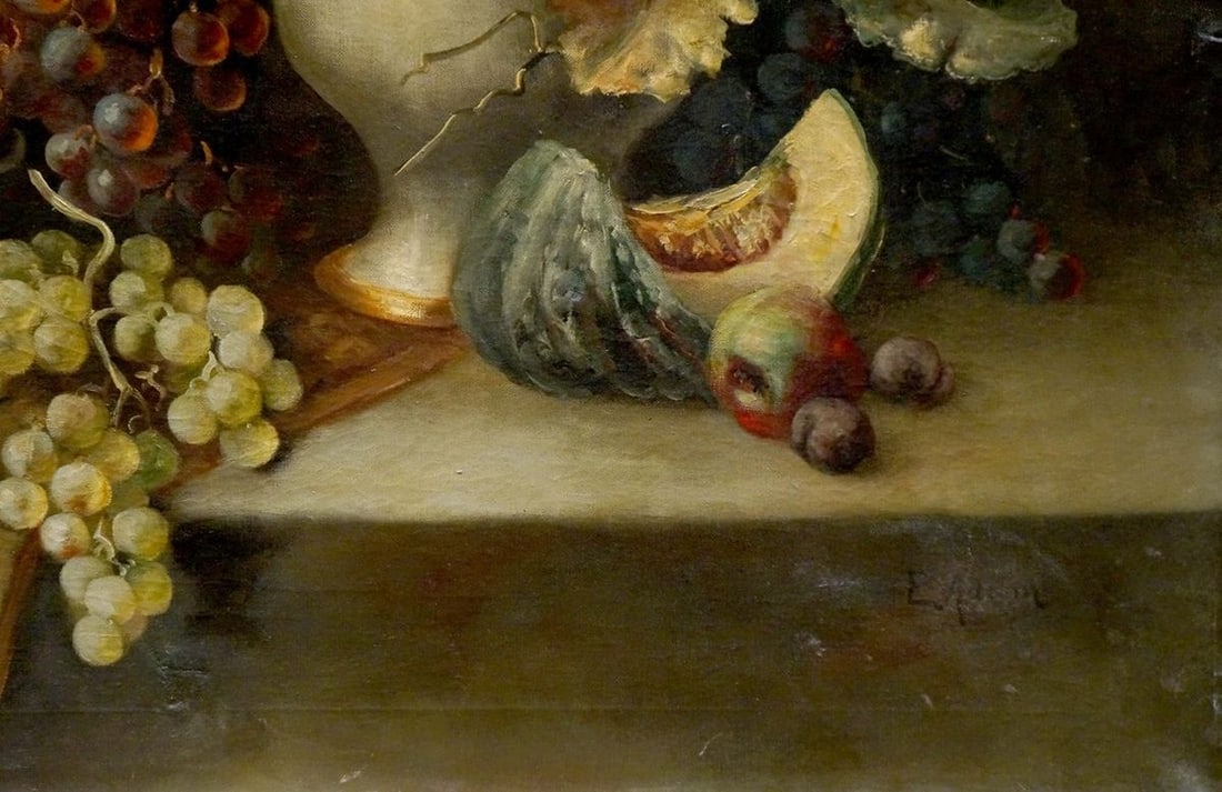 Oil painting Sweets on the table Emil Adam - 5