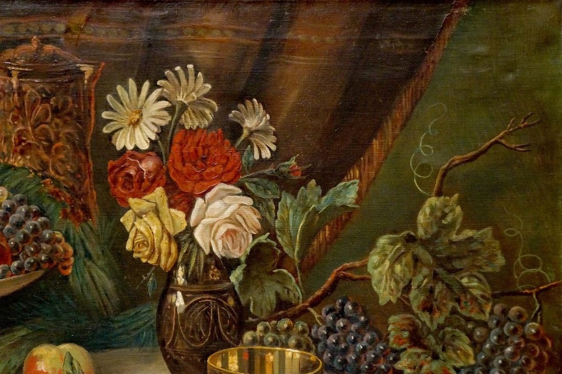 Oil painting The table is set N. Perlberg - 4