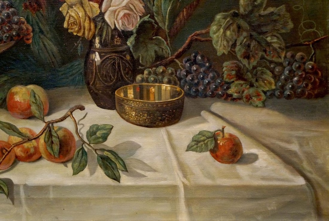 Oil painting The table is set N. Perlberg - 5