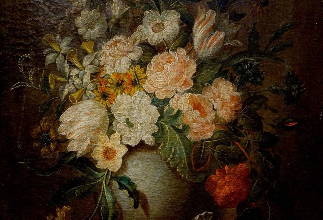 Oil painting Flowers - 4