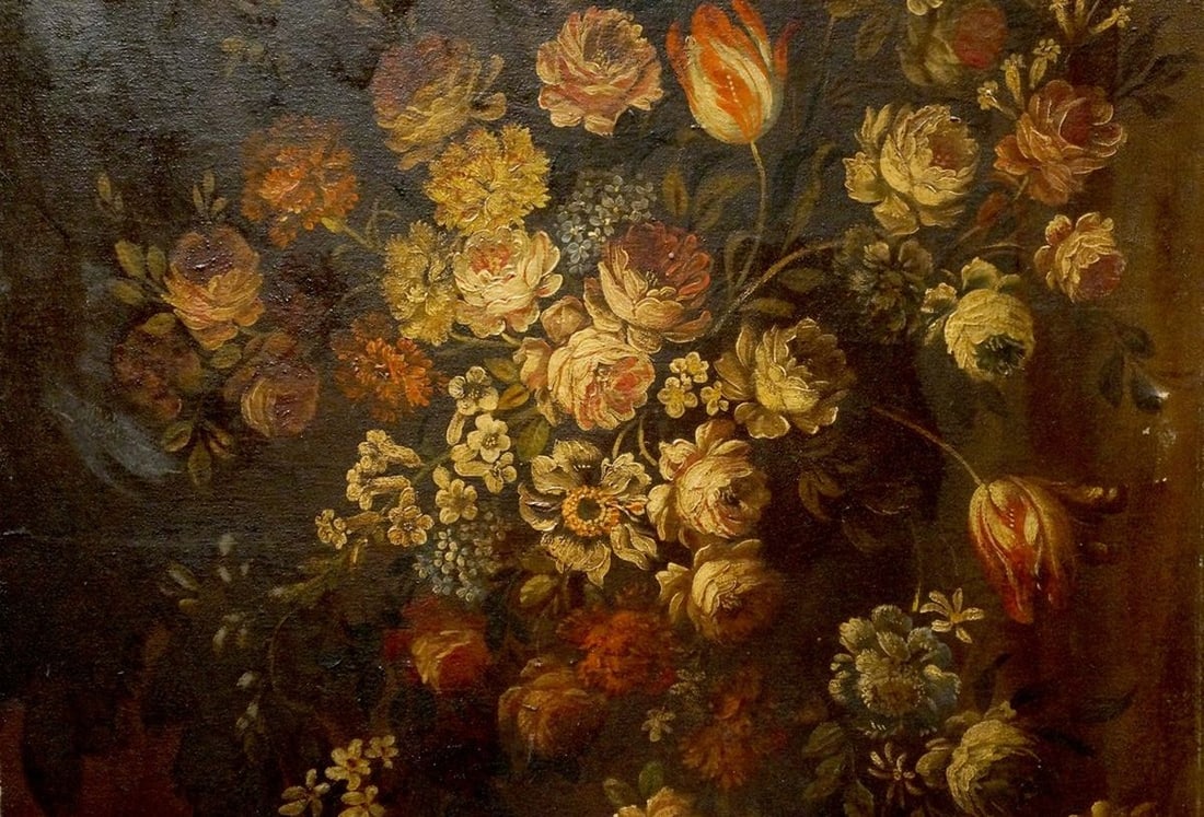 Oil painting Flowers - 3