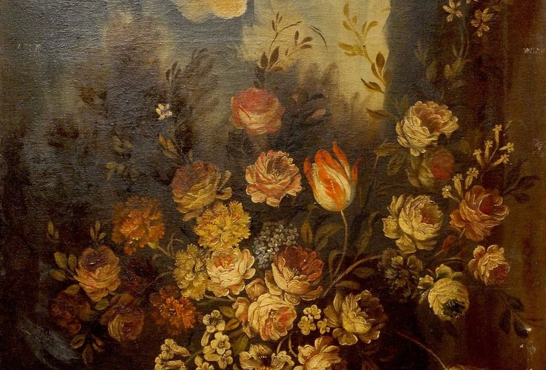 Oil painting Flowers - 4