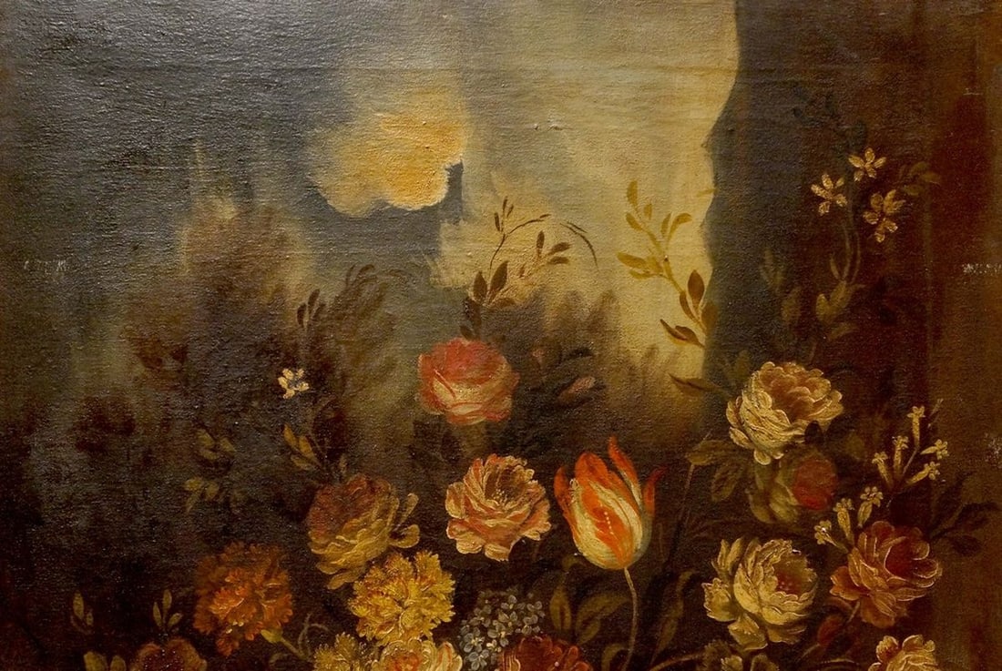 Oil painting Flowers - 5