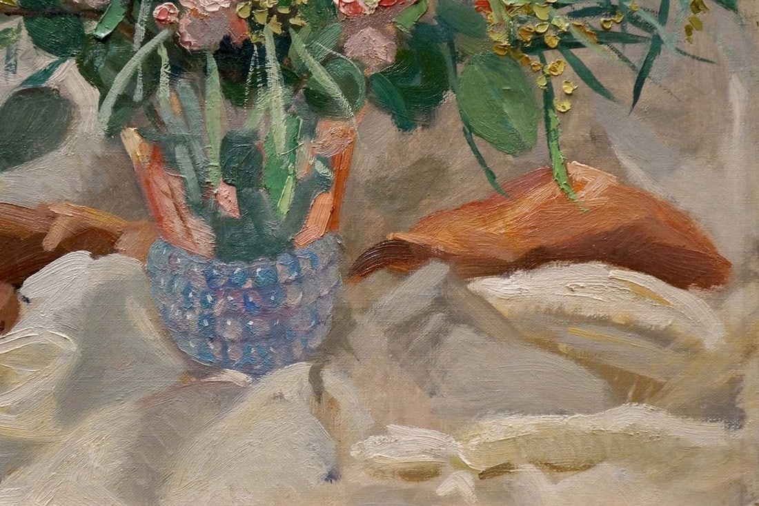 Oil painting Bouquet of flowers D. Deparis - 5