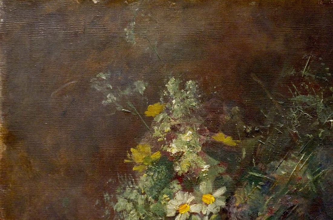 Oil painting Bouquet of daisies - 3