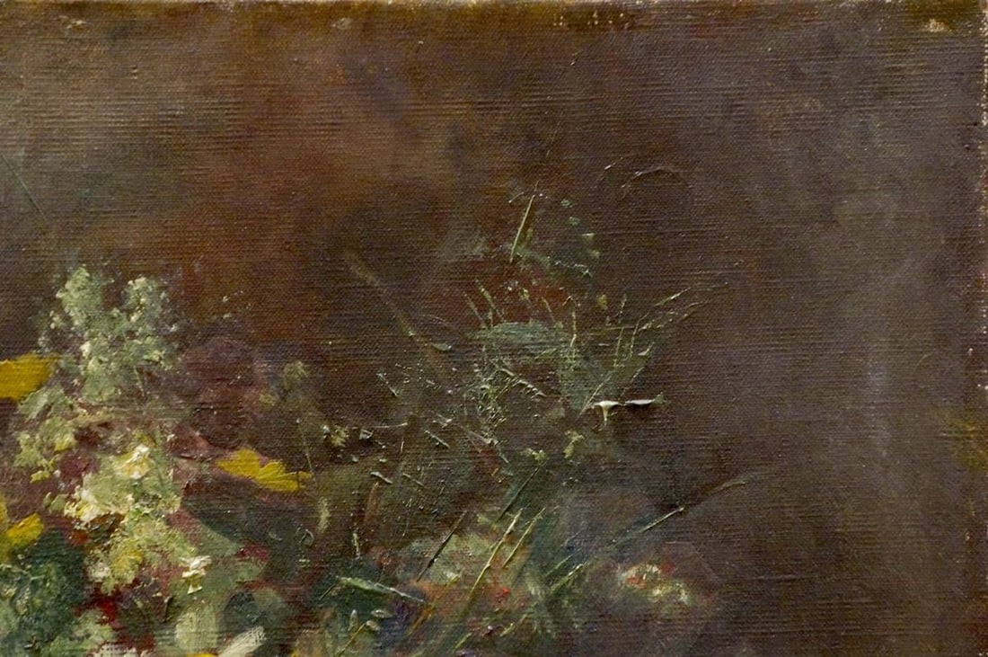 Oil painting Bouquet of daisies - 4
