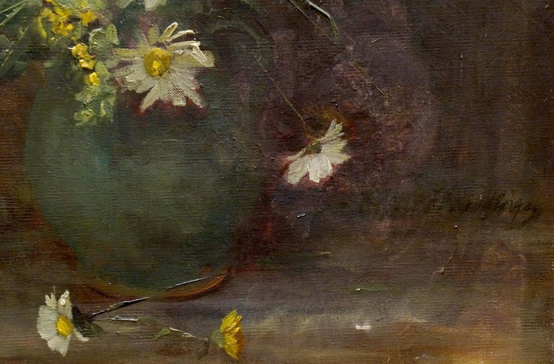 Oil painting Bouquet of daisies - 5