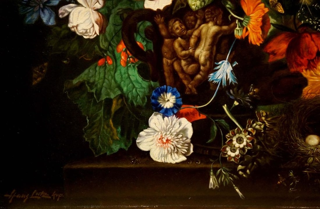 Oil painting Bouquet of flowers - 2