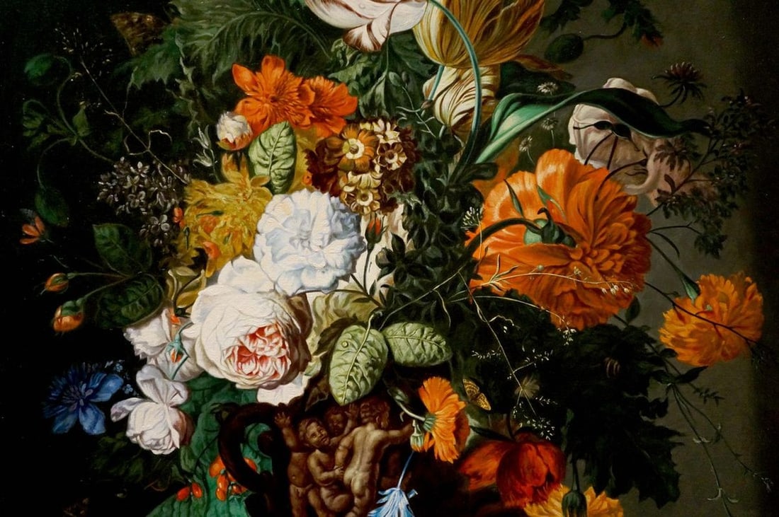 Oil painting Bouquet of flowers - 3