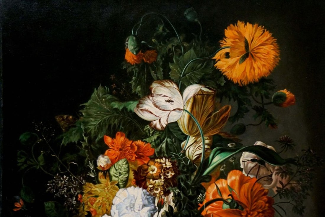 Oil painting Bouquet of flowers - 4