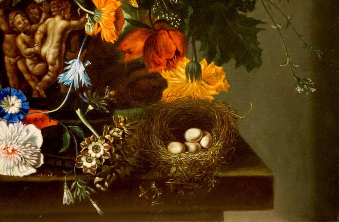 Oil painting Bouquet of flowers - 5