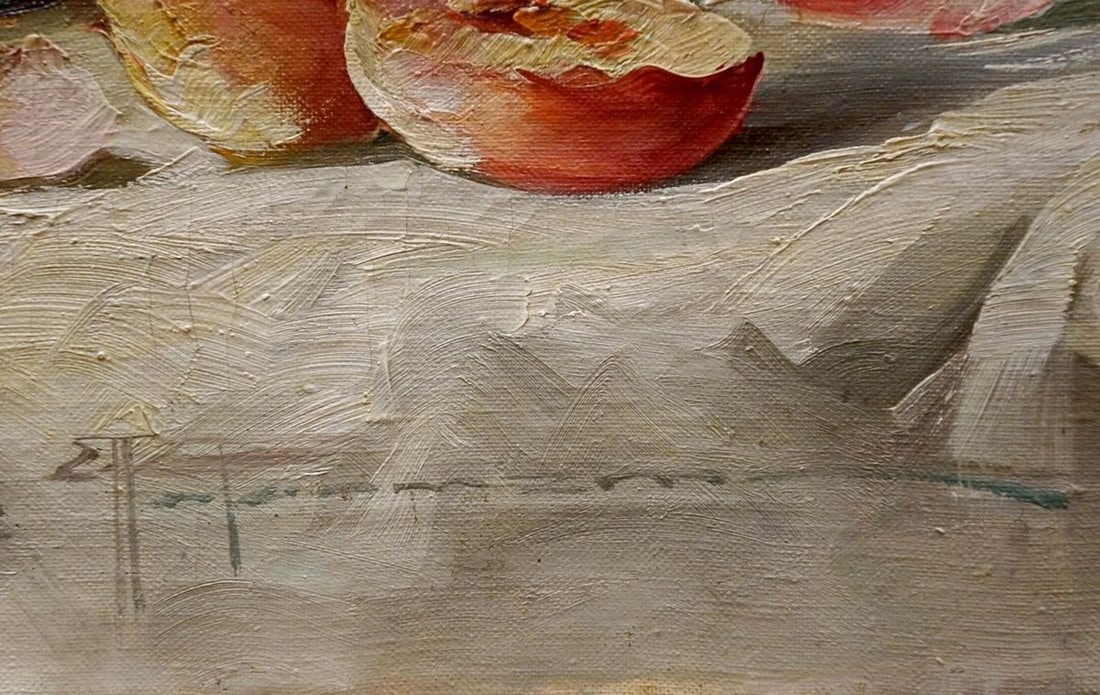 Oil painting Still life with fruit Arnaldo Casella Tamburini - 6