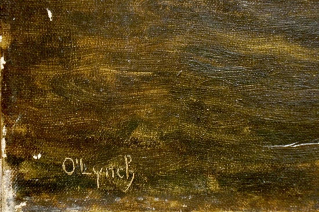 Oil painting City river Karl O'Lynch von Town - 6