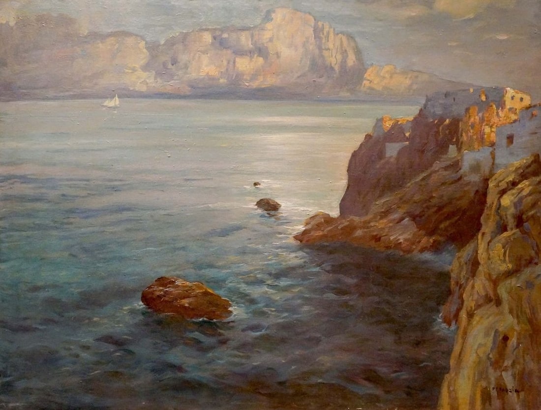 Oil painting Seascape (1 of 8)