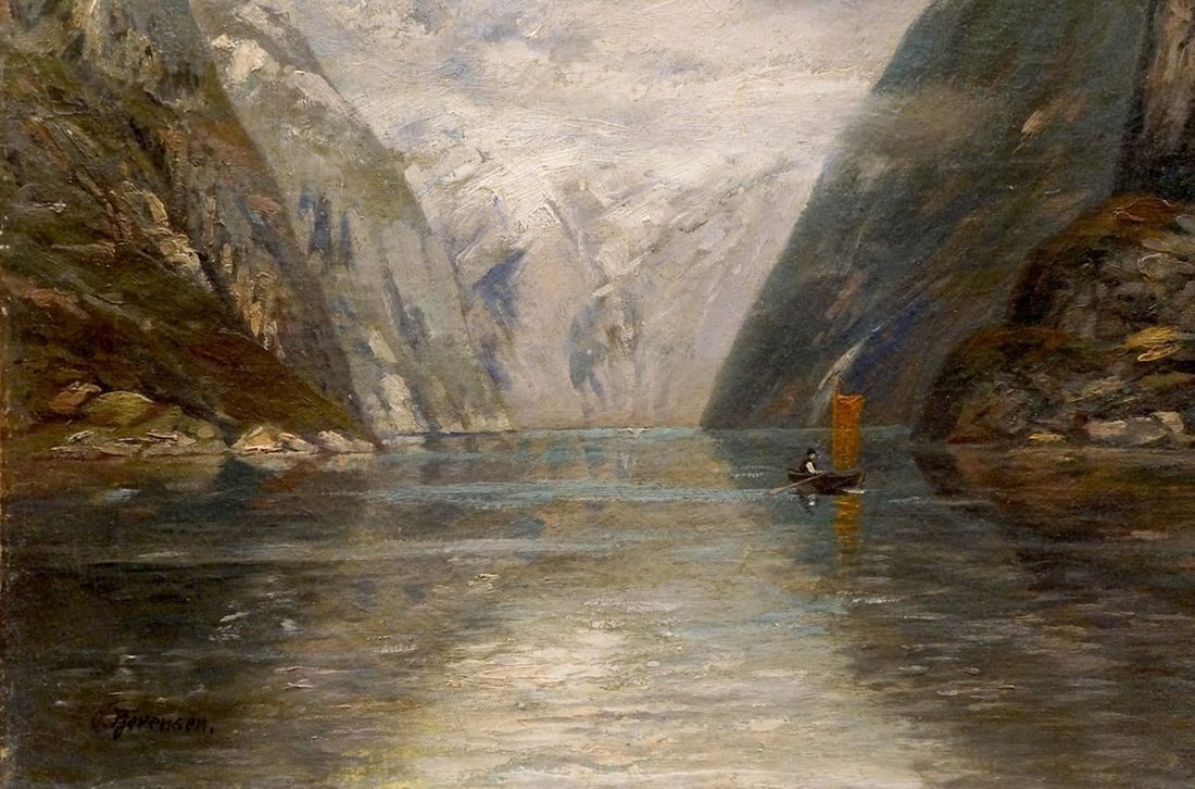 Oil painting Far away Bjorensen O. - 2