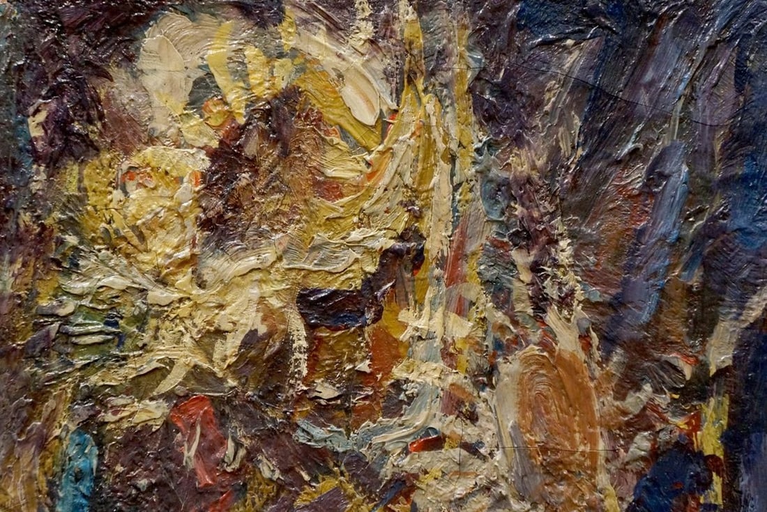 Oil painting Sunflowers Hans Long - 4
