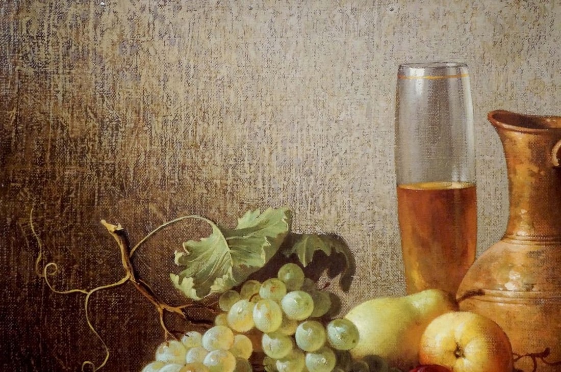 Oil painting Sweet table - 3