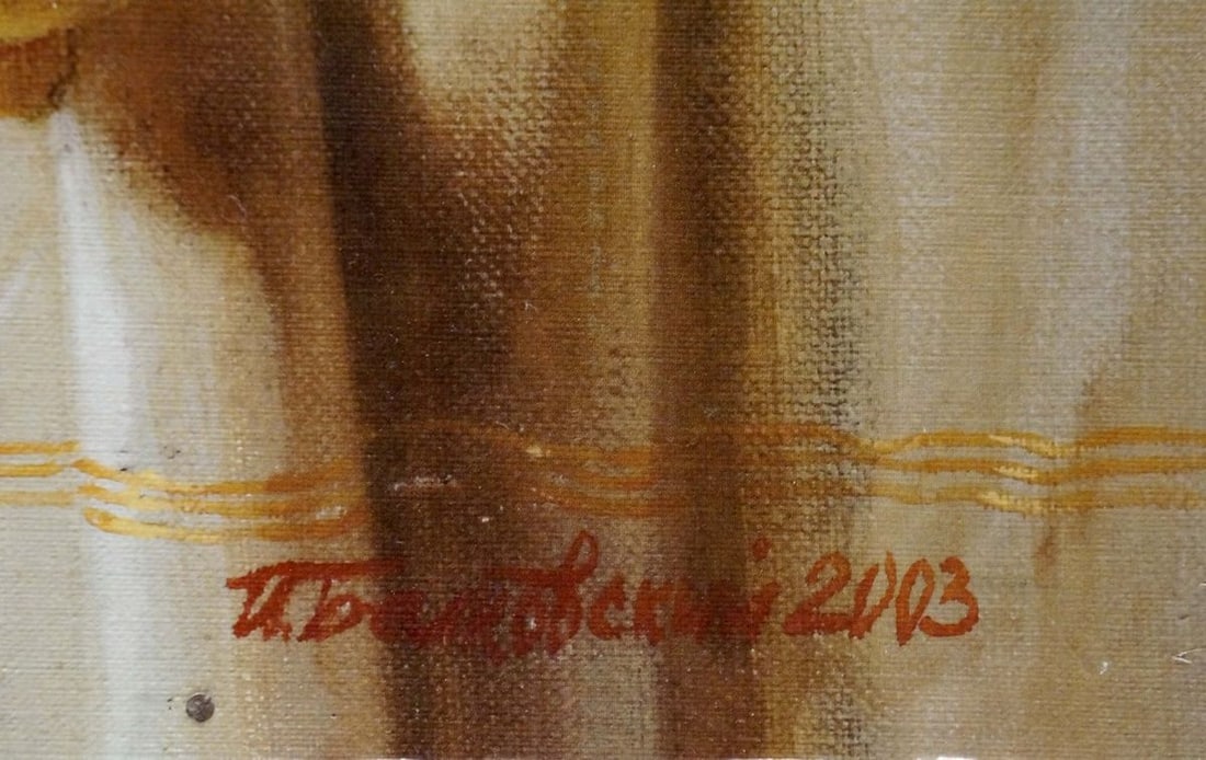 Oil painting Sweet table - 6