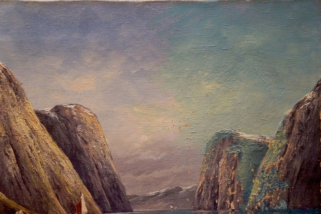 Oil painting Fascinating landscape - 4
