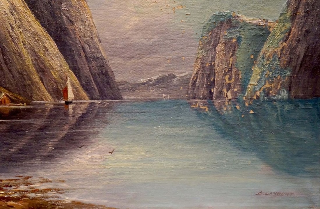 Oil painting Fascinating landscape - 5