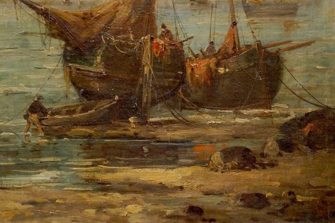 Oil painting Ship - 5