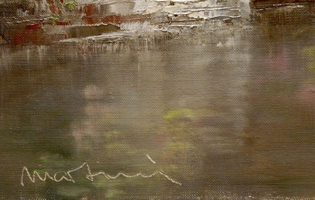 Oil painting House by the shore Bruno Martini - 6