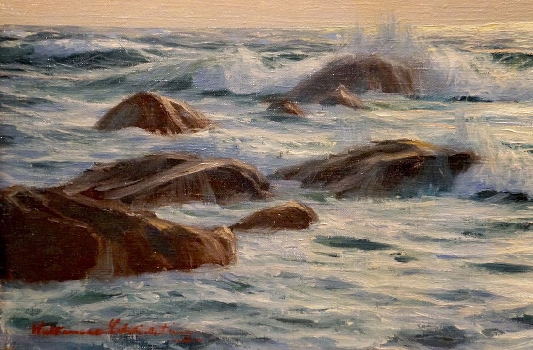 Oil painting Sunset - 2