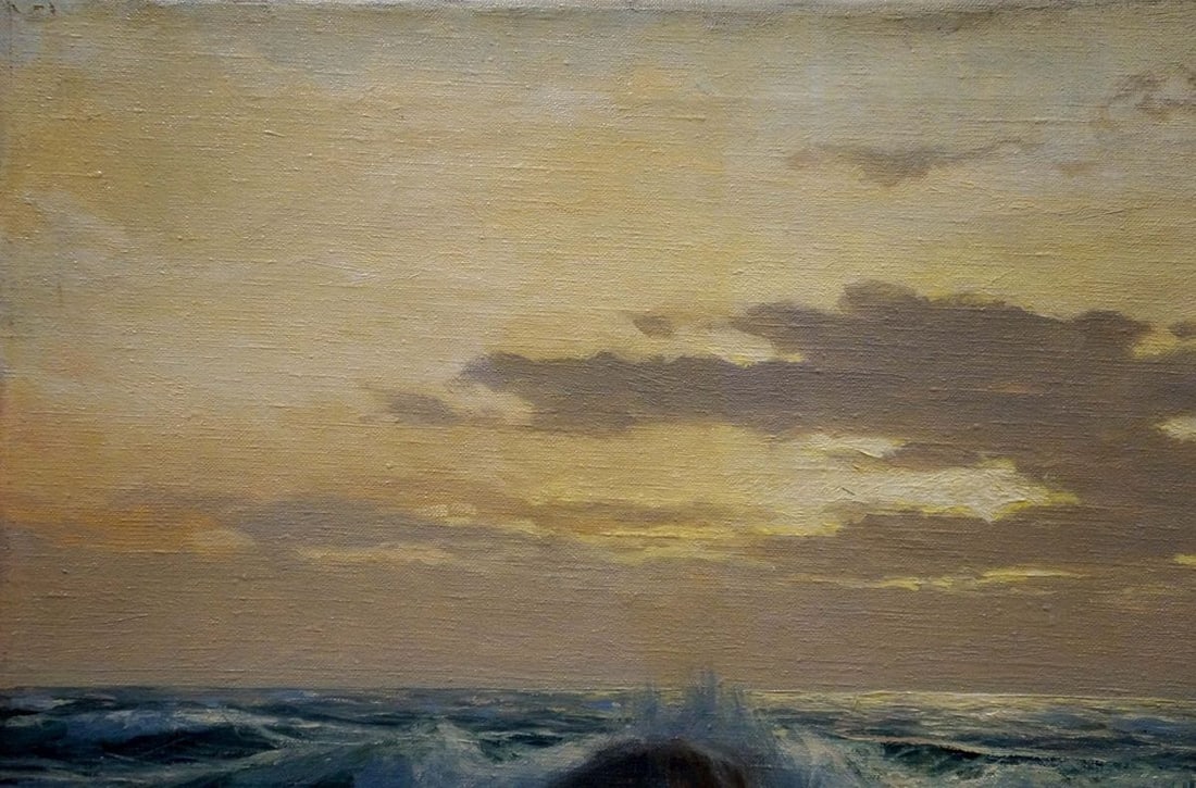 Oil painting Sunset - 3