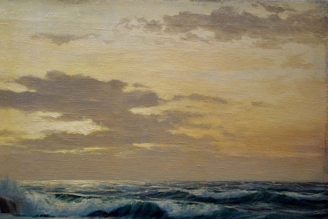 Oil painting Sunset - 4