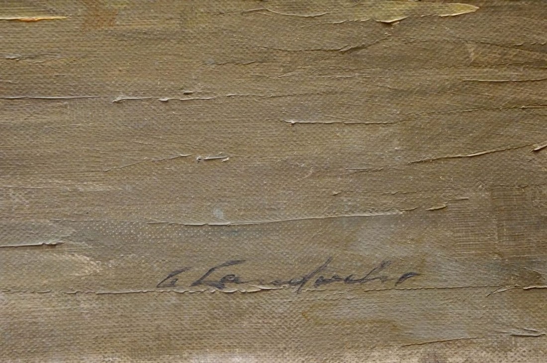 Oil painting Shipment Curt A. Landwehr - 6