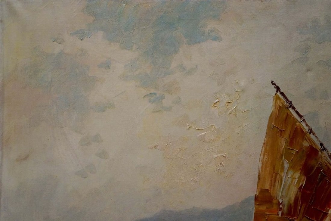 Oil painting City landscape Benno Stadler - 3