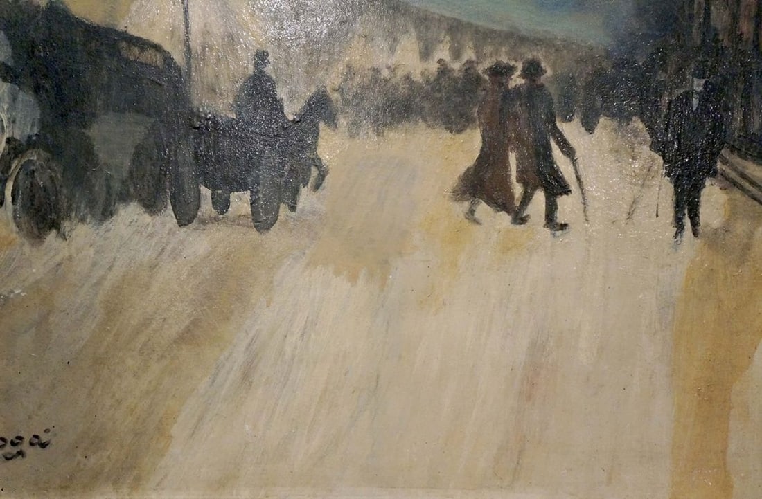 Oil painting Paris - 2