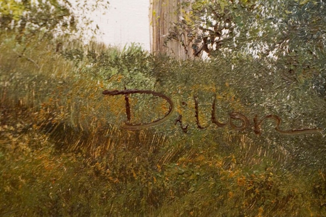 Oil painting Forest landscape - 6