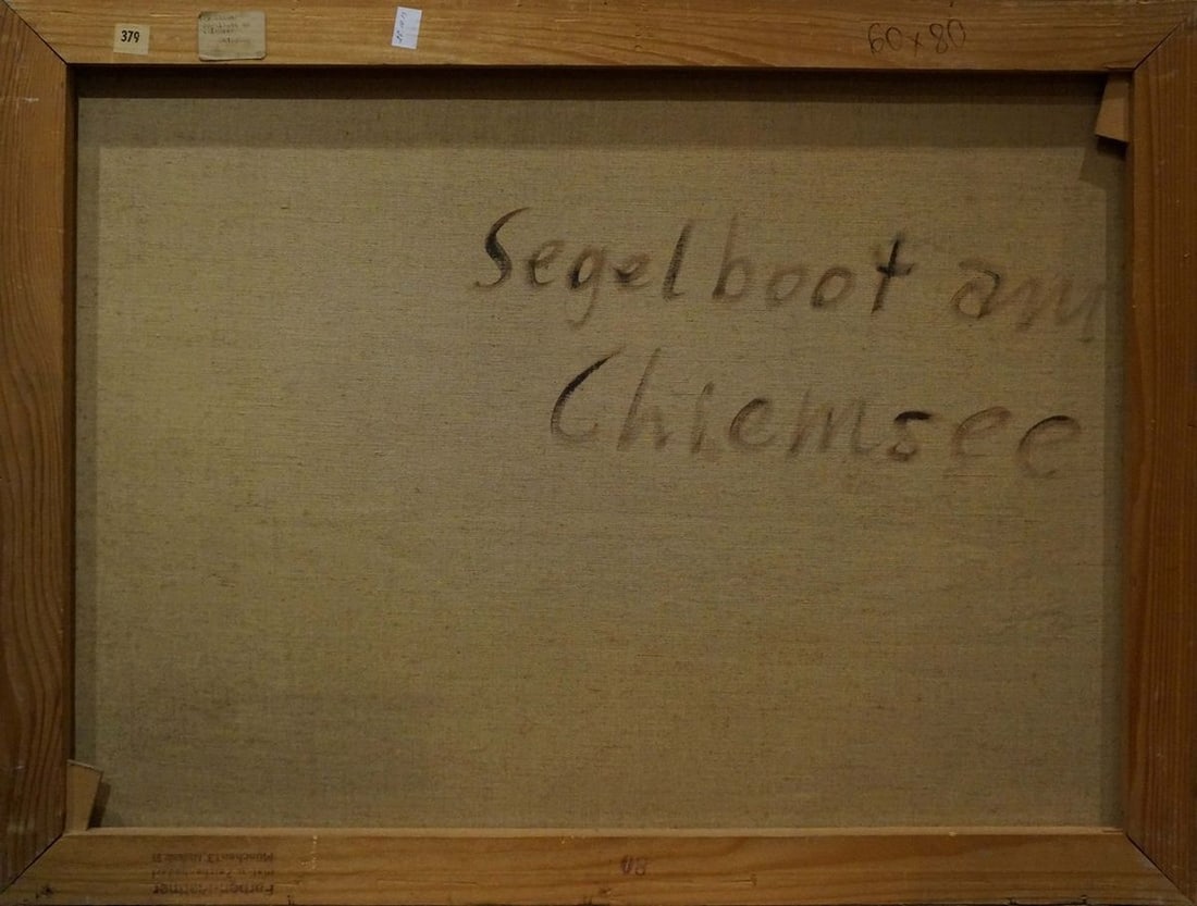 Oil painting Boat near the shore - 7