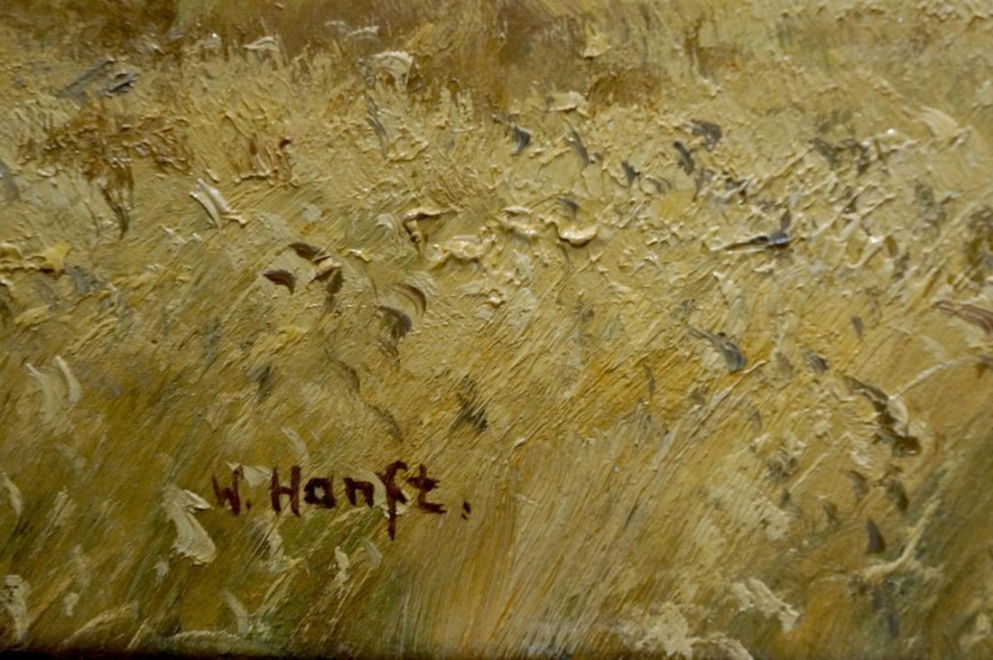 Oil painting Landscape with field - 6