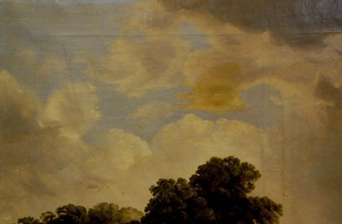 Oil painting Evening landscape - 3