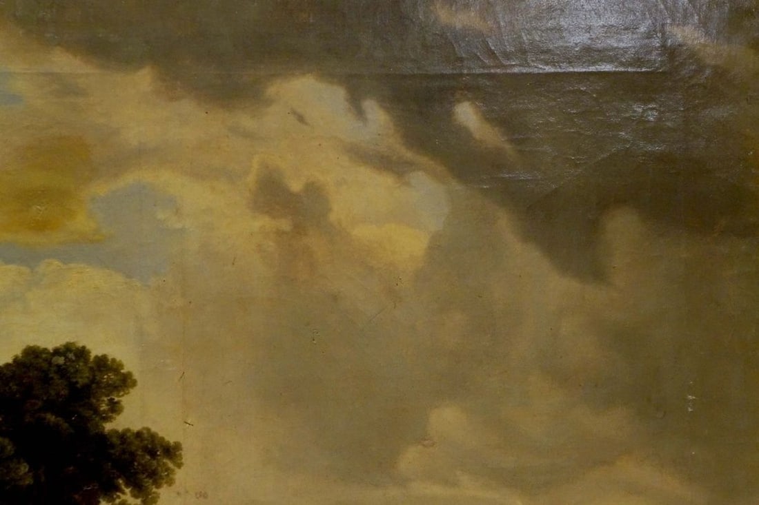 Oil painting Evening landscape - 4