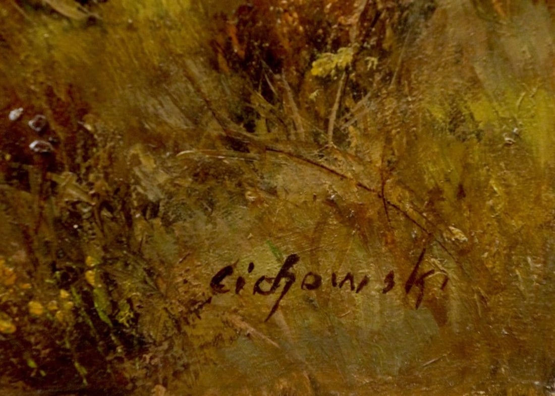 Oil painting Forest landscape - 6