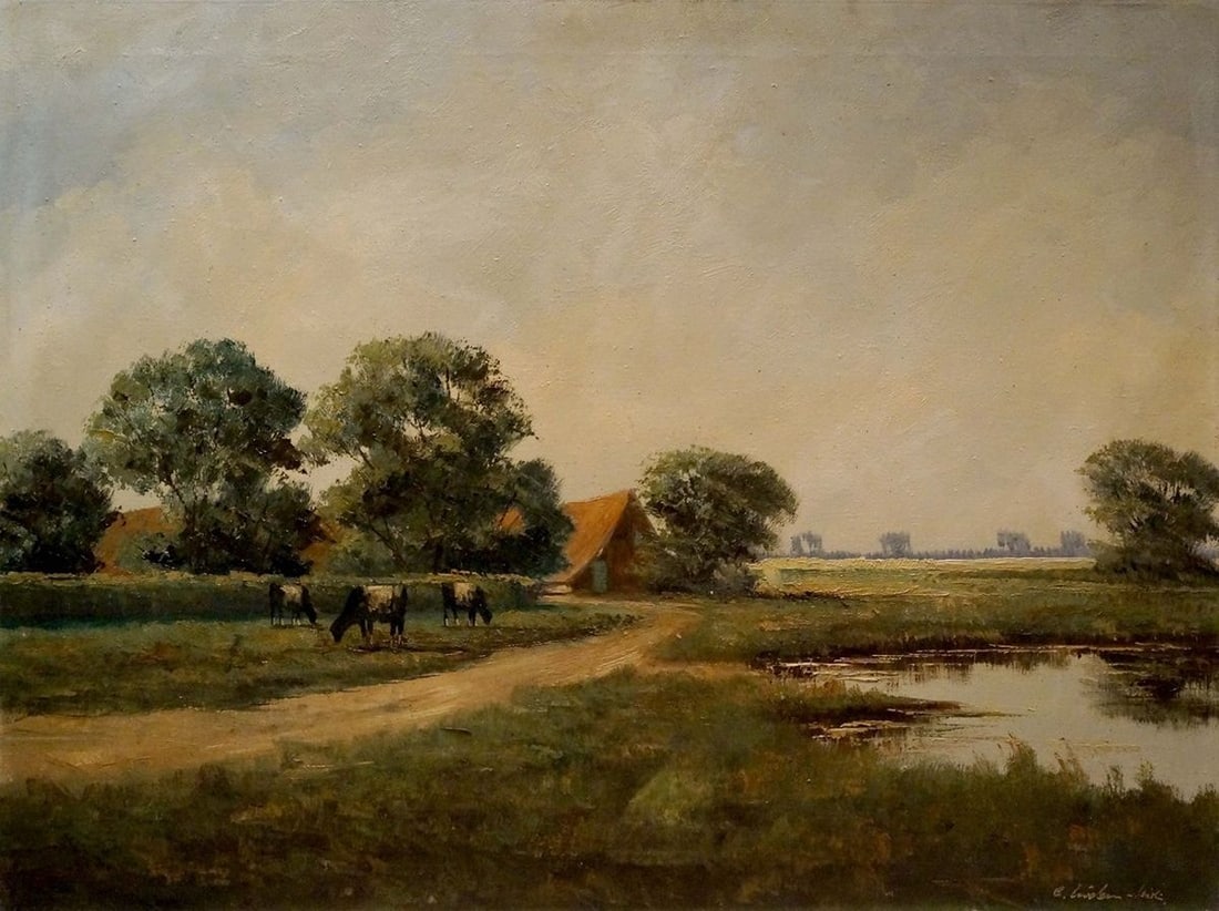Oil painting Pasture (1 of 8)