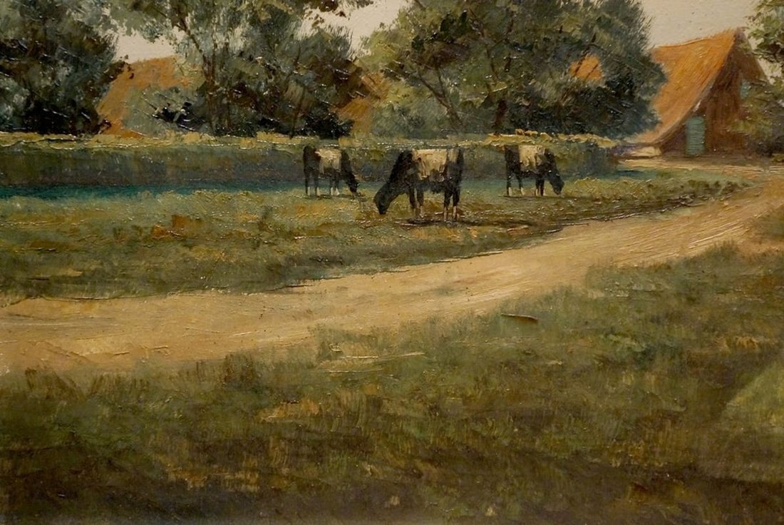 Oil painting Pasture - 2