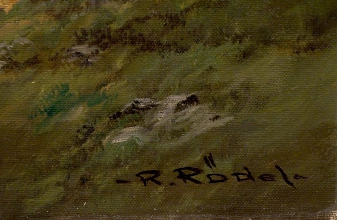 Oil painting Mountain beauty Rudolf Rodel - 6