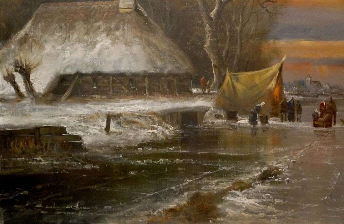 Oil painting Sunset - 2