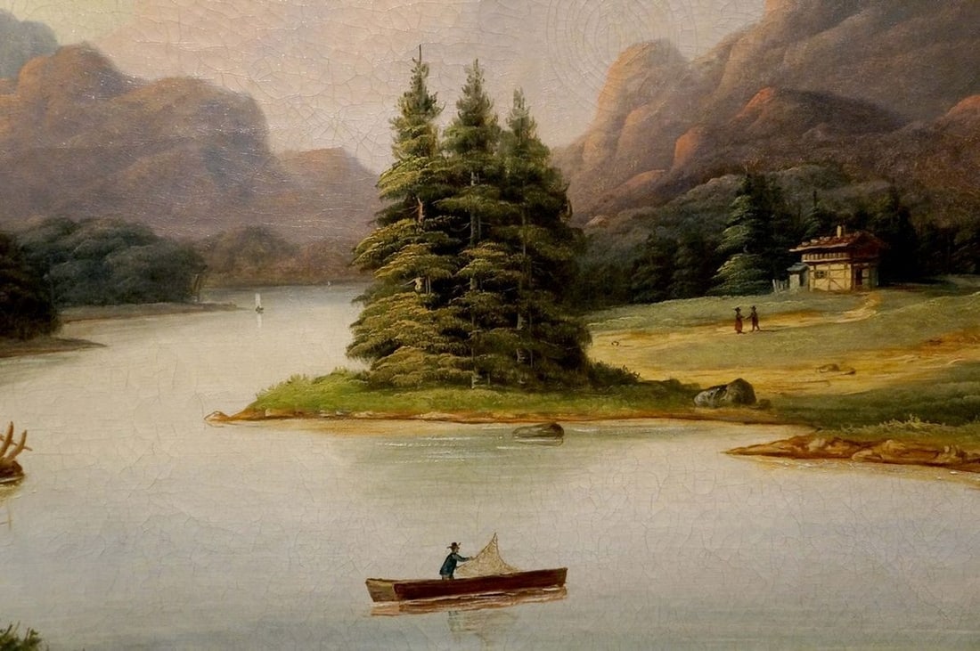 Oil painting Fishing - 6